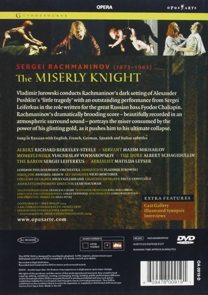 Miserly Knight [Import]: Amazon.ca: LONDON PHILHARMONIC